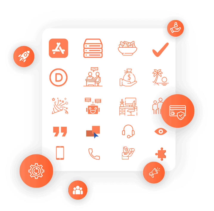 50+ Custom Icons